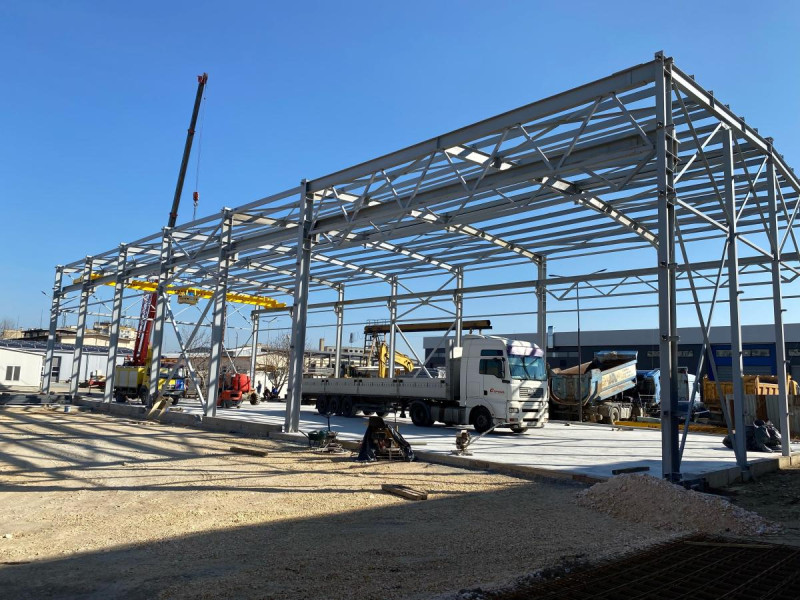 Разширение на завода в Пазарджик с ново бояджийно хале